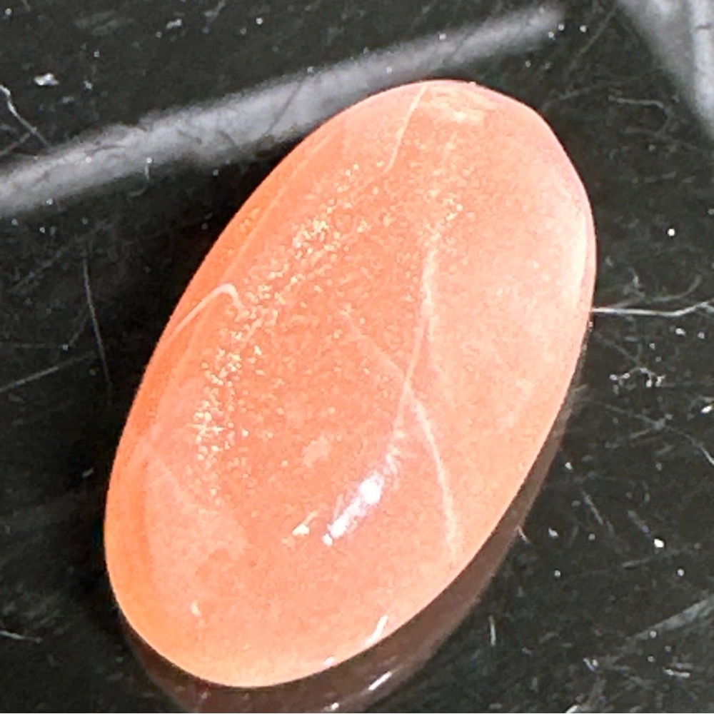 17.03ct Natural Orange Color MoonStone Cabochon Lot - Picture 5 of 17